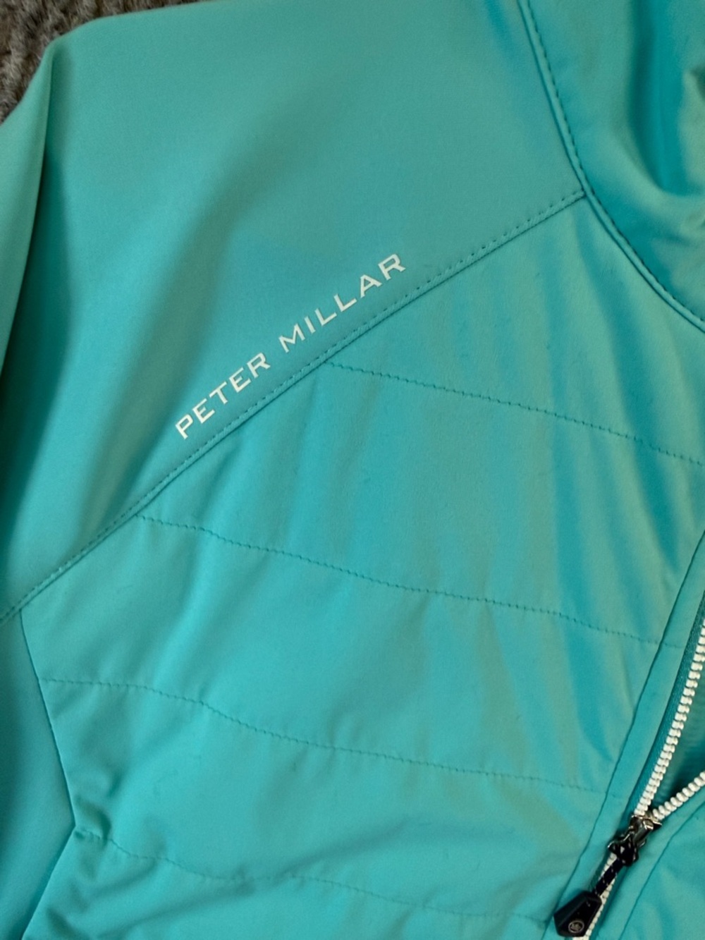 NEW Peter Millar Hyperlight Merge Full Zip Performance Golf Jacket Reef Medium - Picture 8 of 14